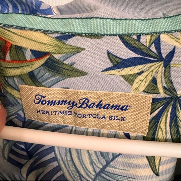 Tommy‎ Bahama Men Shirt 4XB Heritage Tortola Silk Hawaiian Button down - Picture 8 of 15